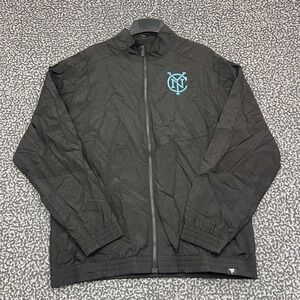 New York City FC Windbreaker Jacket Men Large Fanatics Full Zip Long‎ Sleeve New